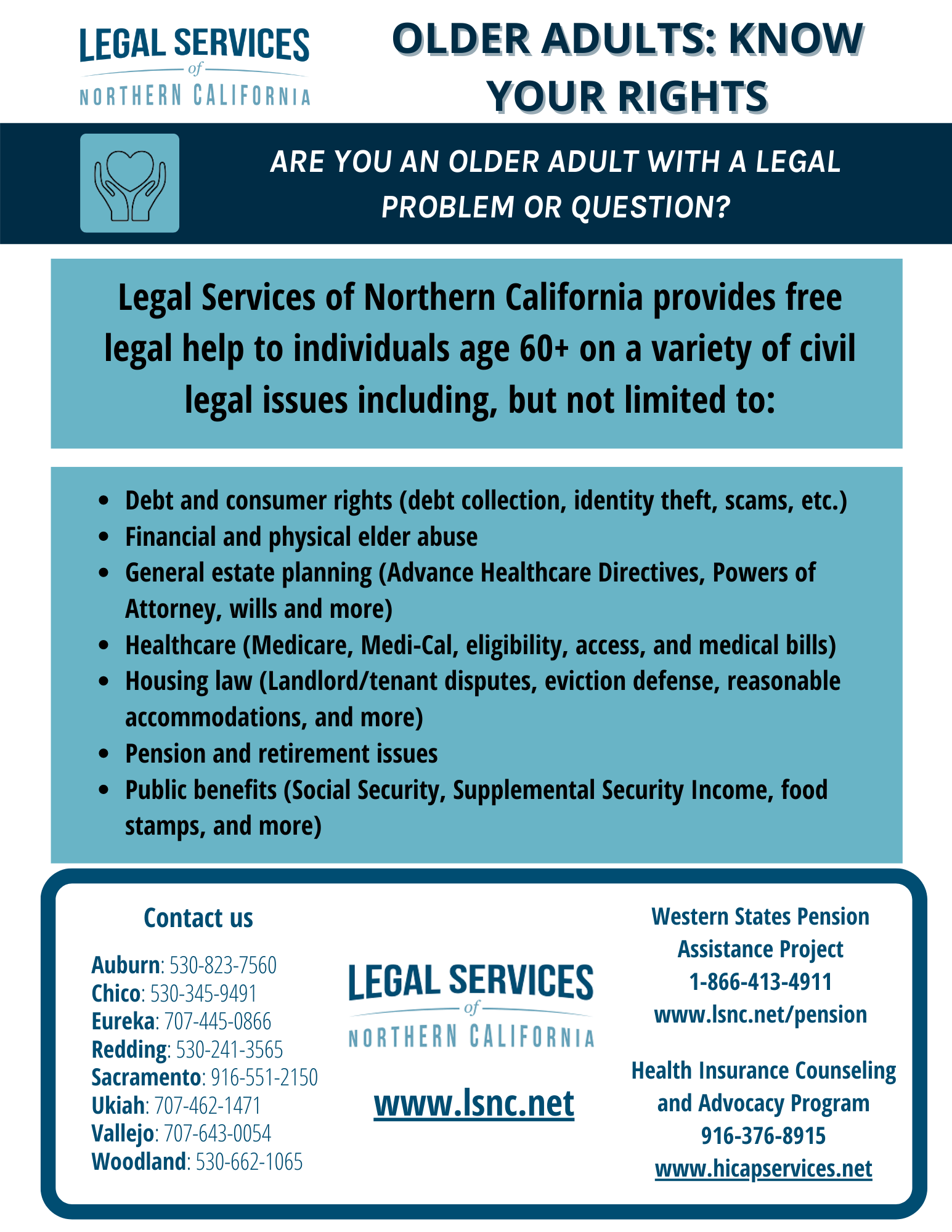 Sac County Aging Resources Legal Information & Services
